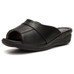 Sandália Tamanco Conforto Feminina Preto - Haldrys