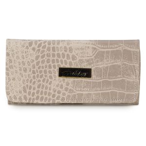 Carteira Feminina Croco Off White - Haldrys