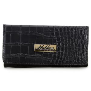 Carteira Feminina Croco Preto - Haldrys