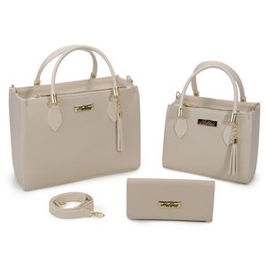 Kit 2 Bolsas Femininas + Carteira Off White - Haldrys