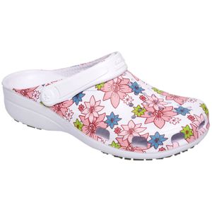 Babuche Antiderrapante Soft Works Branco Estampado 26 - Haldrys