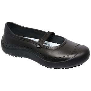Sapatilha de Segurança Feminina Antiderrapante Soft Works Preto - Haldrys