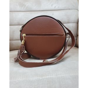 MINI BAG REDONDA Couro Sintético - Magia Bolsas e Acessórios