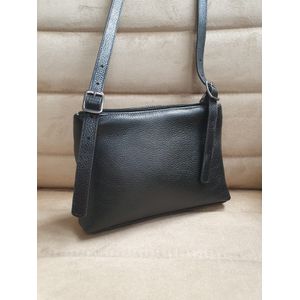 Bolsa com fivela dupla Couro Legítimo - Magia Bolsas e Acessórios
