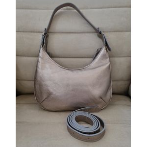 Bolsa de ombro com duas alças Couro Legitimo - Magia Bolsas e Acessórios