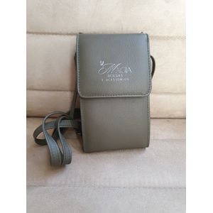 BOLSA TRANSVERSAL (Pochete) Couro Legítimo - Magia Bolsas e Acessórios