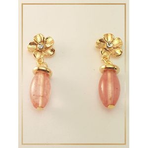 Brinco folheado a Ouro 18k Cherry - 2443 - MARINA JOIAS