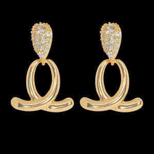 Brinco Balanço Microzirconia - 3868 - EFEITO NATURAL