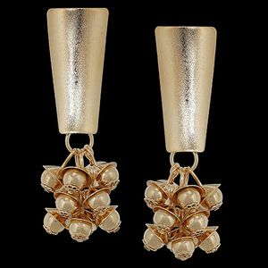 Brinco Folheado à Ouro 18k Leila - 1536 - EFEITO NATURAL