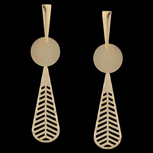 Brinco Folheado à Ouro 18k Pingoo - 1669 - EFEITO NATURAL