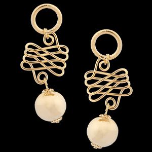 Brinco Folheado à Ouro 18k Sofia - 1862 - EFEITO NATURAL