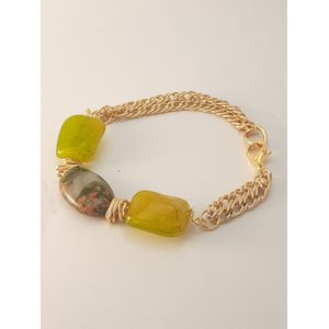 Pulseira Folheada Ouro 18k Novo Horizonte - 845 - MARINA JOIAS