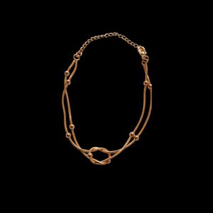 Pulseira Com Corrente Delicada e Nó - 995 - MARINA JOIAS