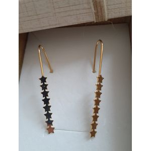 Brinco folheado ouro 18k Estrelinhas - 2615 - MARINA JOIAS