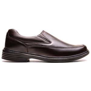 Sapato Masculino Ultra Comfort em Couro Café - Pé Leve Calçados