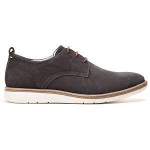 Sapatênis Masculino Couro Grafite Comfort - Pé Leve Calçados