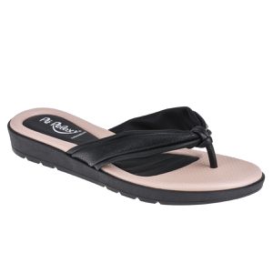 Chinelo Dália - Preto - PI-410034-PTO - Pé Relax Sapatos Confortáveis