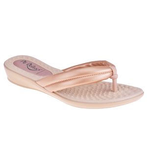 Chinelo Anatômico Jasmim - Rosê Gold - PI-500324-RSD - Pé Relax Sapatos Confortáveis