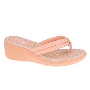 Chinelo Anabela Papoula - Rose - PI-540356-ROS - Pé Relax Sapatos Confortáveis