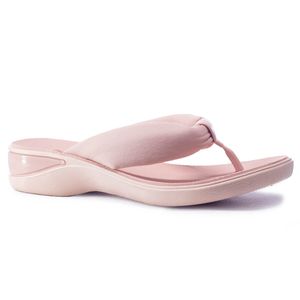 Chinelo Feminino para Esporão de Calcâneo em Neoprene - Salmão - PR486502SA - Pé Relax Sapatos Confortáveis
