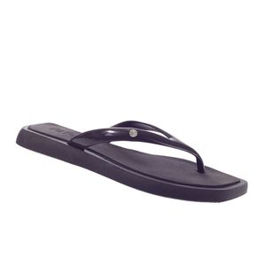 Chinelo Flat para Esporão e Fascite - Preto - TA-330202-PT - Pé Relax Sapatos Confortáveis
