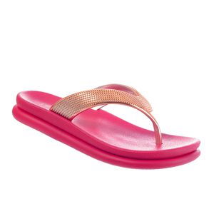 Chinelo Feminino para Esporão de Calcâneo - Cereja - TA-950400-CE - Pé Relax Sapatos Confortáveis