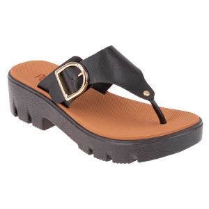 Chinelo Cravo - Preto - TA-420600-PTO - Pé Relax Sapatos Confortáveis