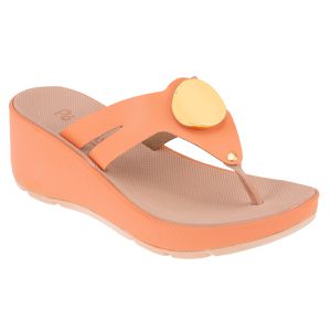 Chinelo Celósia - Apricot - TA-593500-APR - Pé Relax Sapatos Confortáveis