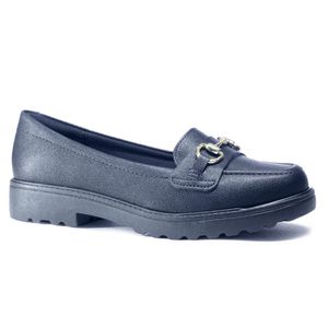Loafer Feminino Confortável - Preto - PR7357-106PR - Pé Relax Sapatos Confortáveis
