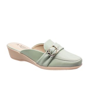 Mule Lírio - Menta - PI-143202-MEN - Pé Relax Sapatos Confortáveis