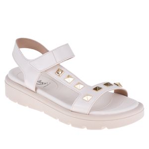 Sandália Sakura - Off White - PI-486004-OFW - Pé Relax Sapatos Confortáveis