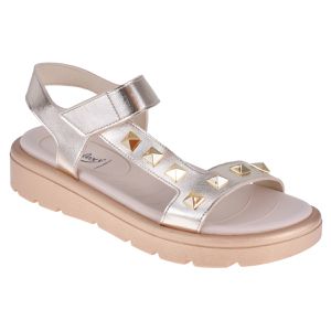 Sandália Sakura - Ouro - PI-486004-OUR - Pé Relax Sapatos Confortáveis