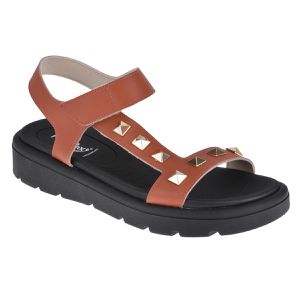 Sandália Sakura - Caramelo - PI-486004-CAR - Pé Relax Sapatos Confortáveis