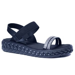 Sandália Gazânia - Preto - TA-410200-PTO - Pé Relax Sapatos Confortáveis