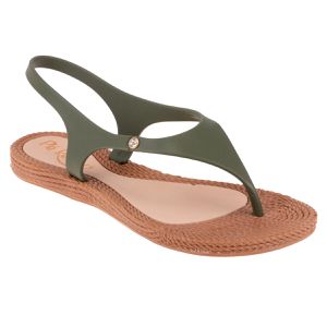 Rasteirinha Agapanto - Croco - TA-262208-CRO - Pé Relax Sapatos Confortáveis