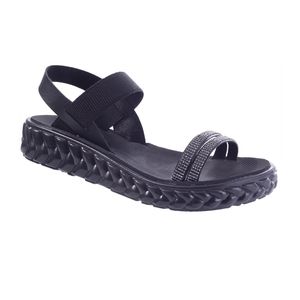 Sandália Feminina Confort ideal para Fascite e Esporão - Preta - TA-410201-PT - Pé Relax Sapatos Confortáveis