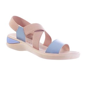 Sandália Feminina Confortável para Esporão e Fascite - Azul Jeans - TA-489100-AZ - Pé Relax Sapatos Confortáveis