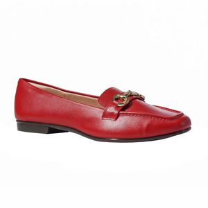 Sapatilha Monilaria - Vermelha - DI-5573-VM - Pé Relax Sapatos Confortáveis