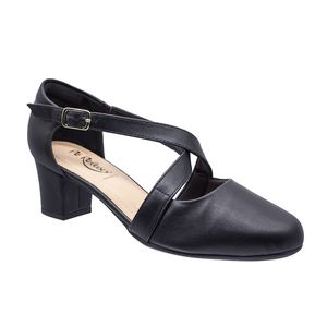 Sapato Boneca Magnólia - Preto - PI-110156-PTO - Pé Relax Sapatos Confortáveis