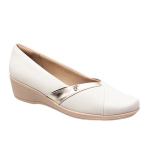 Sapato para Joanete Lírio - Off White - PI-143206-OWT - Pé Relax Sapatos Confortáveis