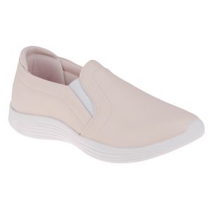 Slip On Ortopédico Violeta - Off White - LF-1034L-OFW - Pé Relax Sapatos Confortáveis