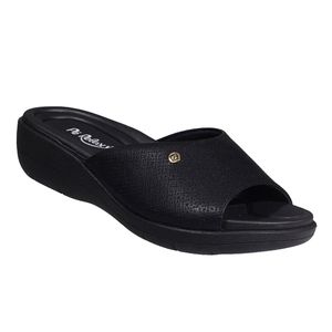 Tamanco Helicônia - Preto - PI-239001-PTO - Pé Relax Sapatos Confortáveis