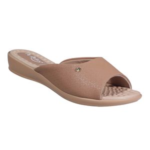 Tamanco Anatômico Jasmim - Amêndoa - PI-500352-AME - Pé Relax Sapatos Confortáveis