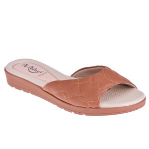 Tamanco Dália - Caramelo - PI-410038-CAR - Pé Relax Sapatos Confortáveis