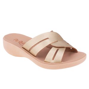 Tamanco Giesta - Champagne - TA-471020-CHM - Pé Relax Sapatos Confortáveis