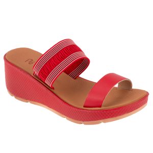 Tamanco Celósia - Vermelho - TA-593600-VER - Pé Relax Sapatos Confortáveis