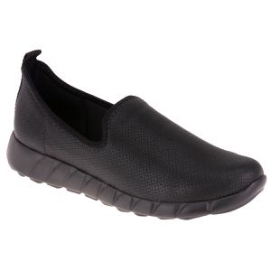 Tênis Gladíolo - Preto / Sola Preta - PI-970071-PTO - Pé Relax Sapatos Confortáveis