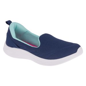 Slip On Begônia - Marinho / Verde Água - LF-1013L-MVA - Pé Relax Sapatos Confortáveis