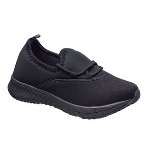 Tênis Girassol - Preto / Sola Preta - LF-1020L-PSP - Pé Relax Sapatos Confortáveis