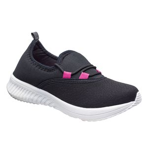 Tênis Girassol - Preto / Pink - LF-1020L-PP - Pé Relax Sapatos Confortáveis